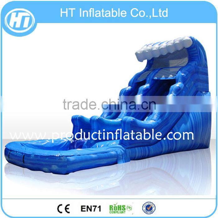 2016 Hot Sale Cheap Kids games Used commercial Giant Inflatable Water Pool Slide For Sale
