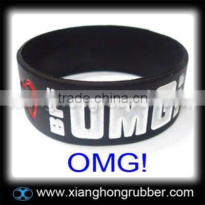 Eco-friendly customed silicone wristband