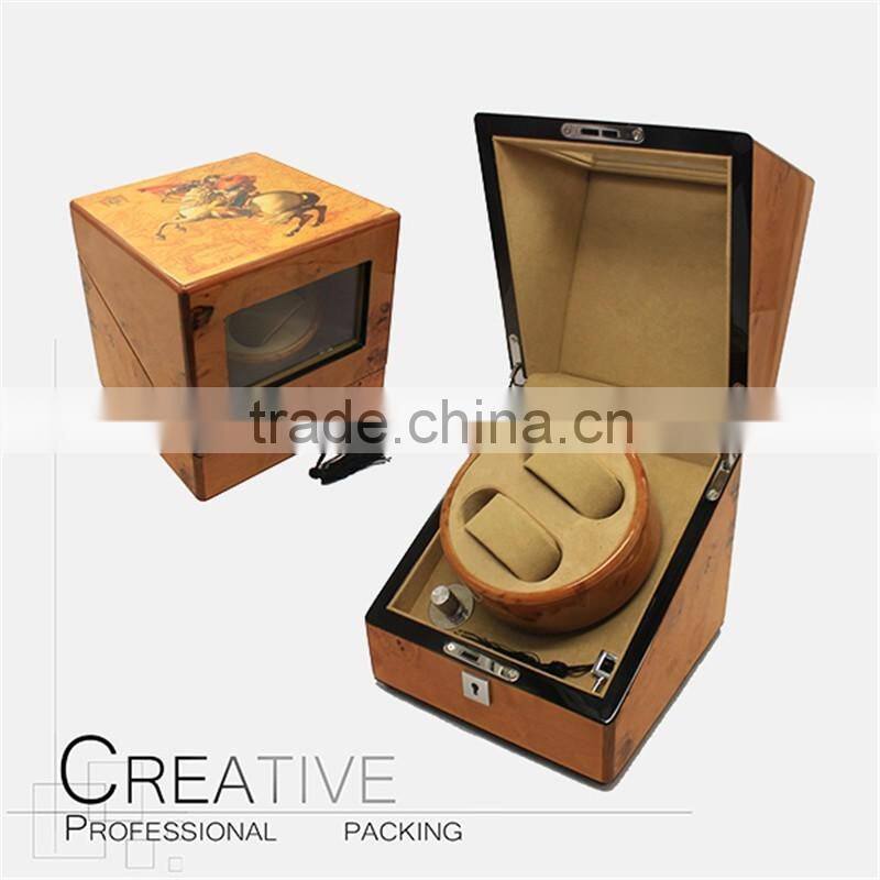 Ancients automatic Wooden Double Watch Winder