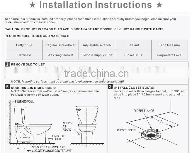 Square shape toilet design high quality toilets sale china factory
