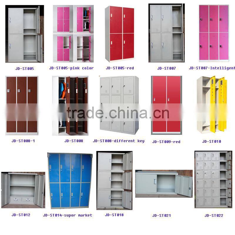 Two Door Metal Wardrobe Cabinet Design