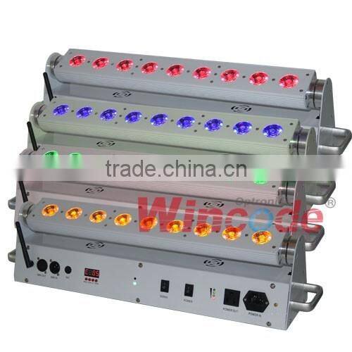9*18W RGBAW+UV wireless battery led uplights / wireless led uplights / battery led uplights