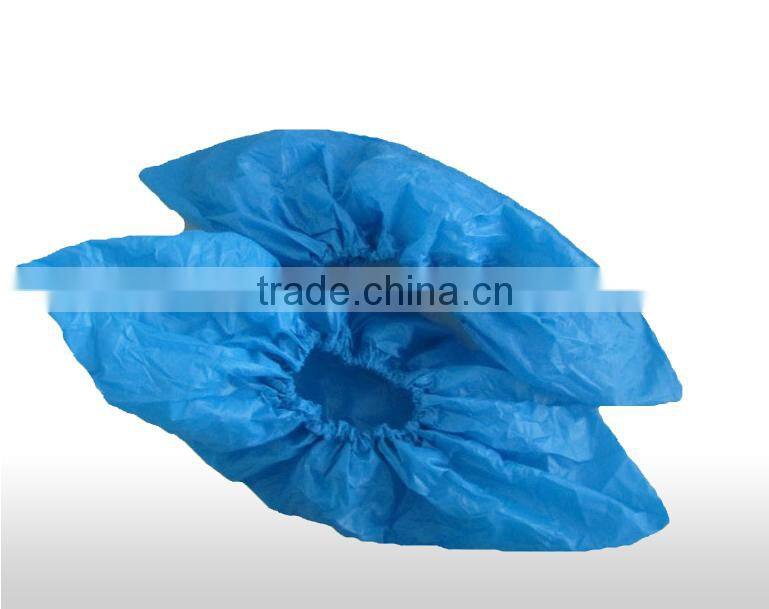 Smooth lightweight disposable cpe welding shoe cover