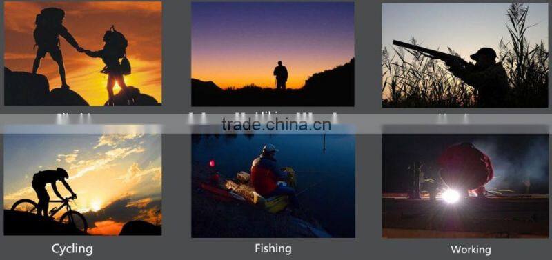 Inductive fishing camping rechargeable led headlamp