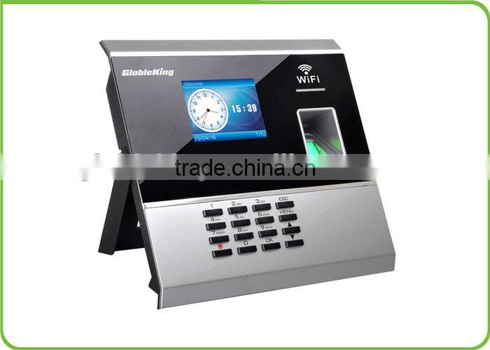 WiFi fingerprint time attendance and access control system with free software