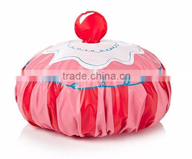 3D animals cartoon shower cap swim pvc bath cap for kids