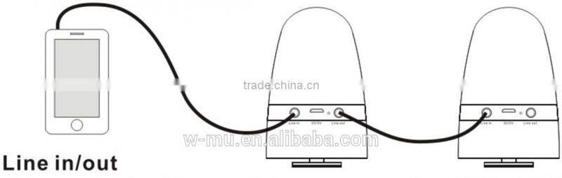 Bluetooth Chipset CSR 4.0 Vibration Speaker Portable System for iPhone, iPod, MP3, PC.