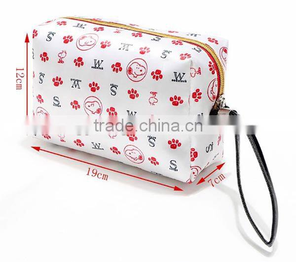 Low toxicity simple promotional women polyester chic Cosmetic Bags