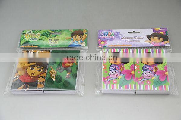 mini pocket looseleaf glued memo pad