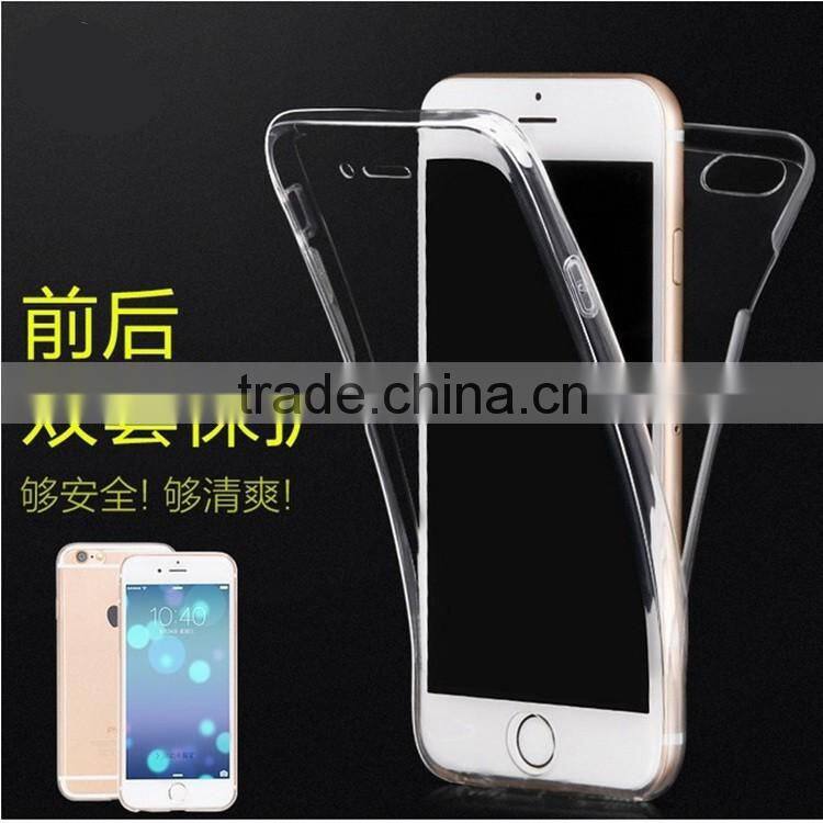 Shockproof 360 Protective Clear Gel Case Cover For Apple iPhone 6 6s Plus