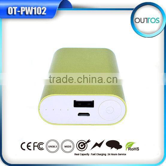 Colorful external battery power bank 5600mah for iphone 6, for samsung galaxy