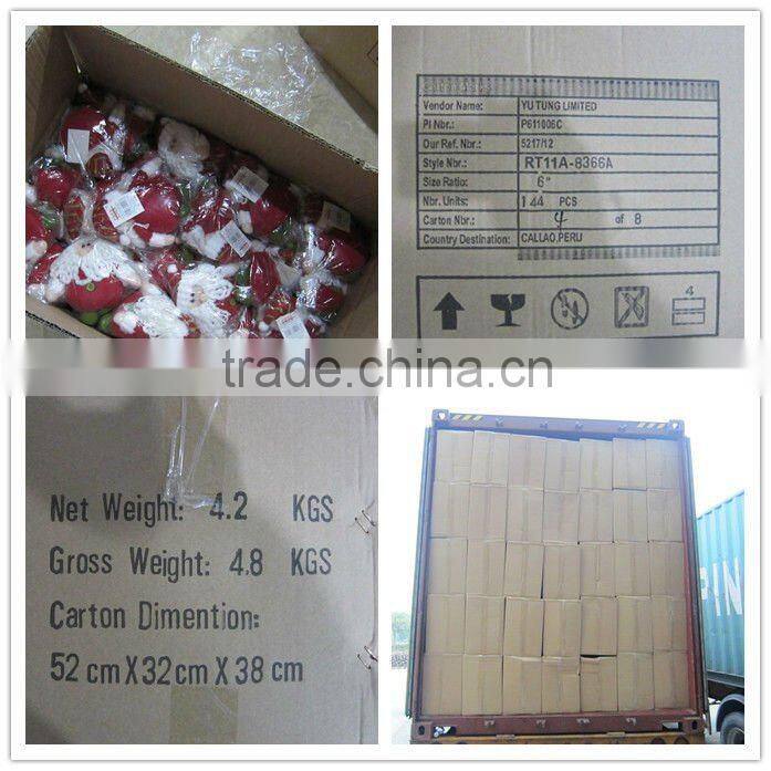 Different Promotional Christmas decoration for 2014, 6"santa hanger,Over 10,000 items