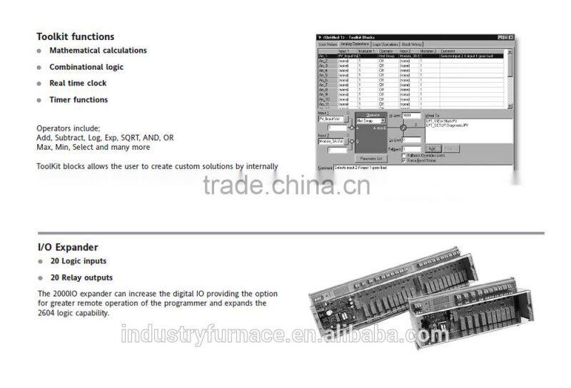 Controlled atmosphere furnace intelligent programmable controller