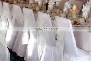 cheap wholesale hot selling chair hood/fancy champagne gold organza chair sash/chair sash for wedding banquet hotel
