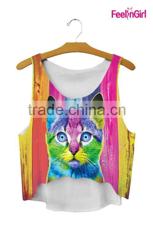 Tank Top Product Type and Adults Age Group Print Tank Top