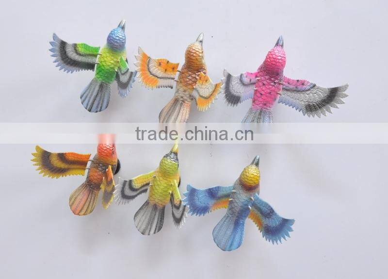4 inch Plastic Art Customized Animal Handmade Cartoon Bird Fridge Magnets For Home Decoration