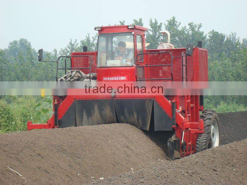 6-Cylinder Driven Self-propelled Compost Mixing machine/ fertilizer compost making machine,top quality Compost Turner ZF950