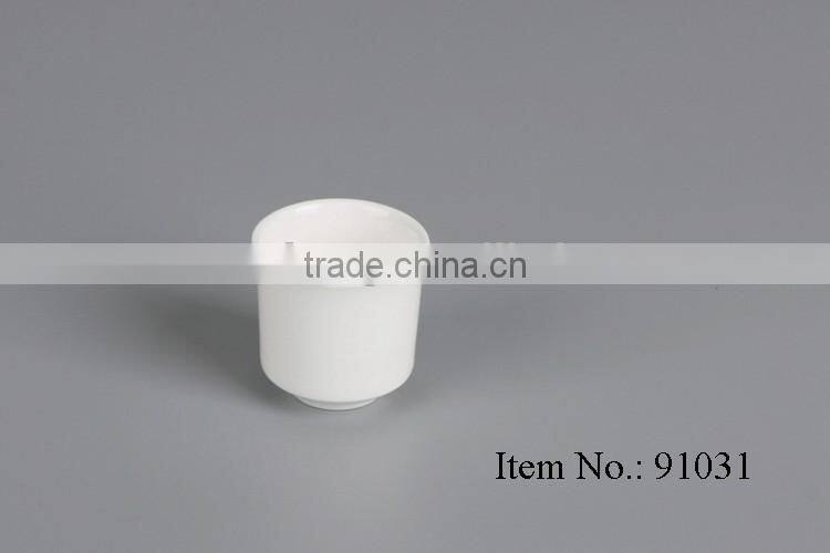 restaurant plain fine China ceramic wine cup