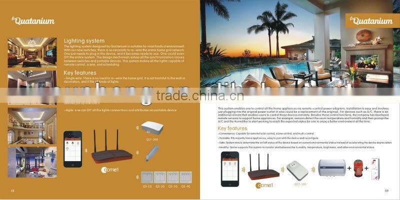 Qome1 Zigbee Smart Home System for home automation house