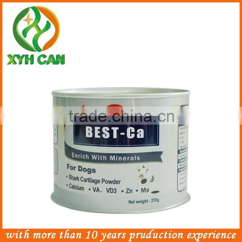 2016 factory sale children metal powder milk tin can