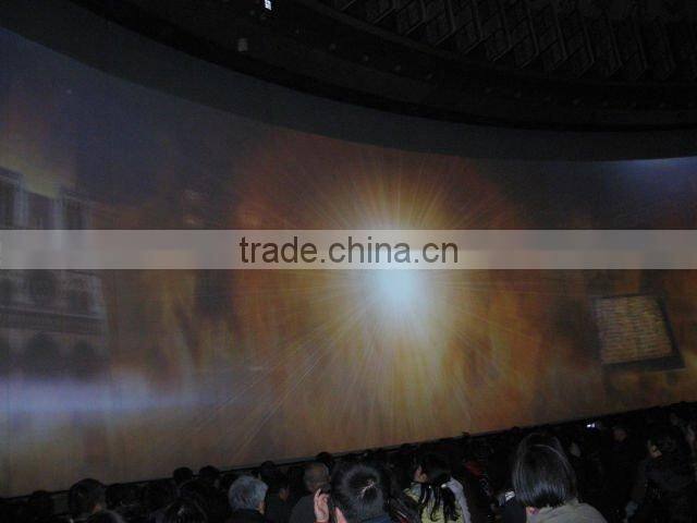 HD 3d circular projection screen for home/cinema/exhibition