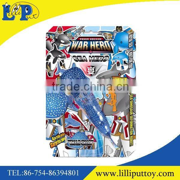 War hero plastic transform stegosaurus toy