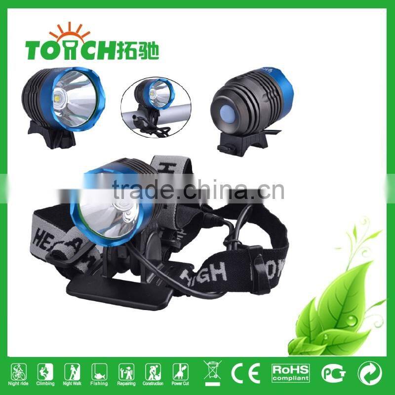 super bright Motobike bicycle Front Light HeadLight CRE E XM-L T6 LED use 18650 battery waterproof for Riding Light HeadLamp