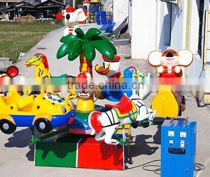 Rocket theme colorful merry go around for sale H41-1375