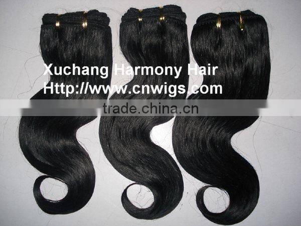 1# TOP QUALITY 100% black human hair weft