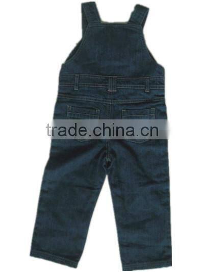 child girls casual pants jeans pants for boys BABY Cowboy Suspenders