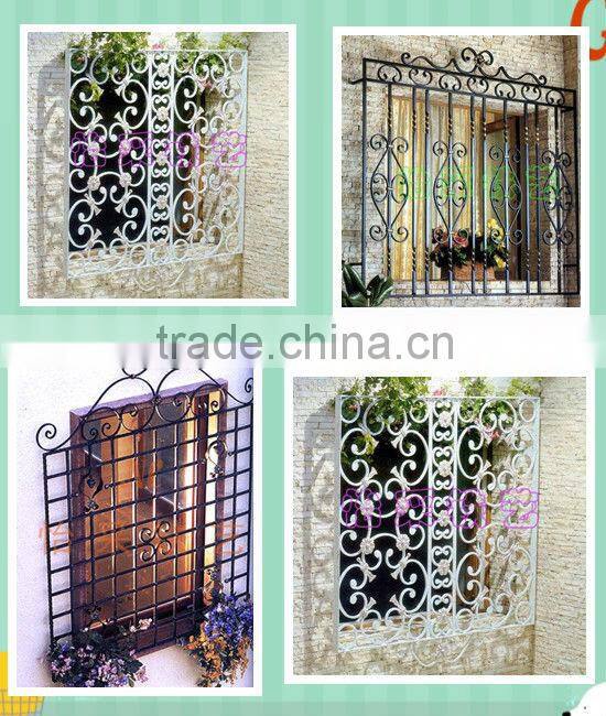 Modern Design Wrought Iron Windows