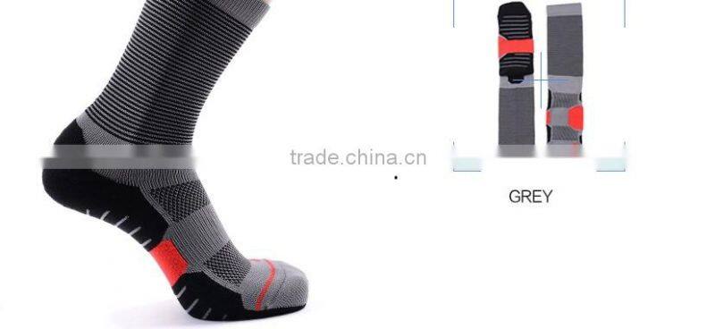 custom digital sublimation print white basketball socks