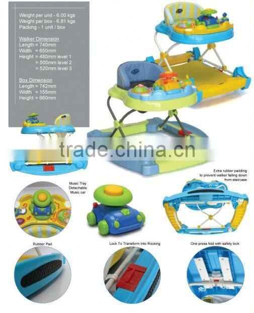 2 in 1 Baby Rocker baby Walker