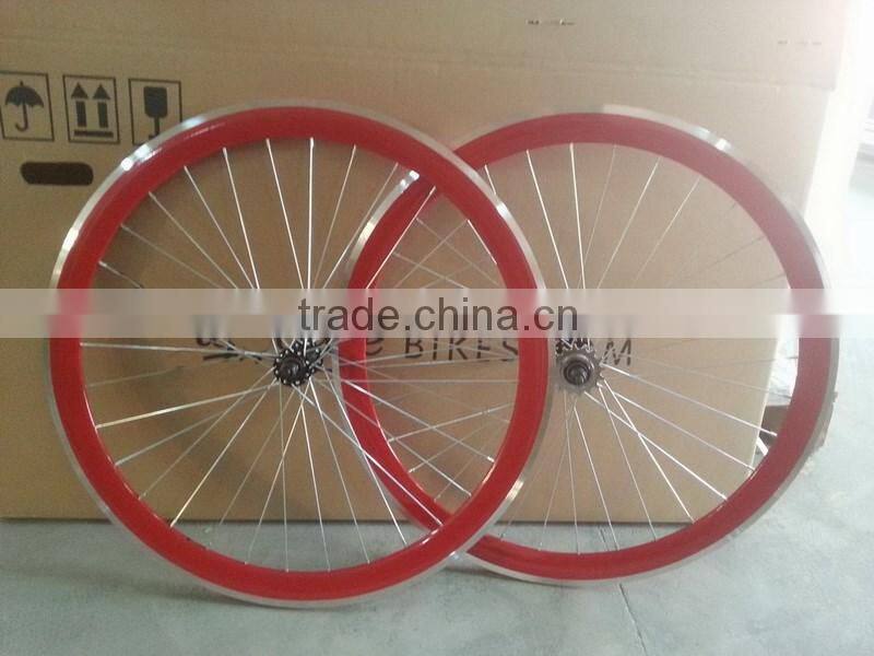 2016 hot selling colorful aluminum alloy wheel set deep V rim 45mm filpflop hub wheelset