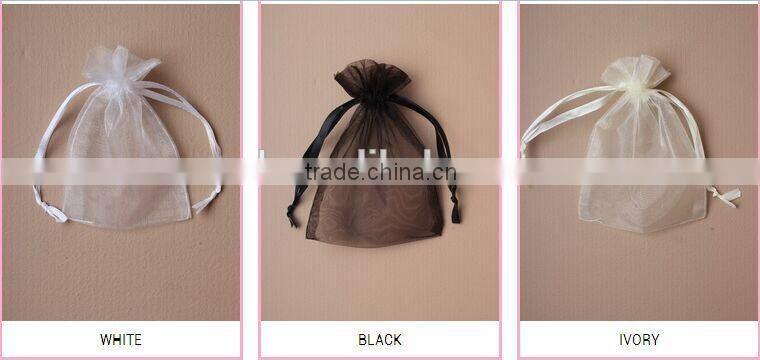 custom logo wholesale organza bags/pouch for Jewelry