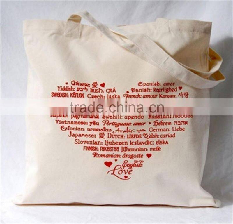 length handle bag canvas carry bag shoulder bag cotton toe bag