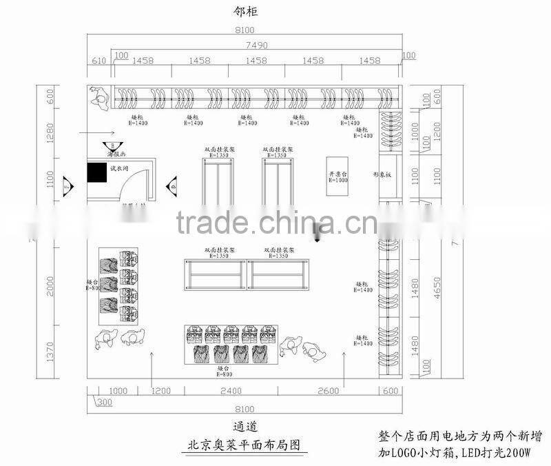 Supermarket Clothing Store Furniture