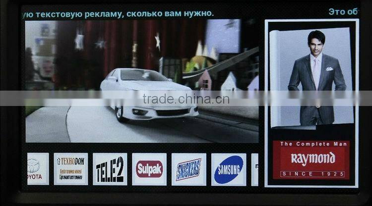 Advertising Touch Screen On Cabs With Software Customized