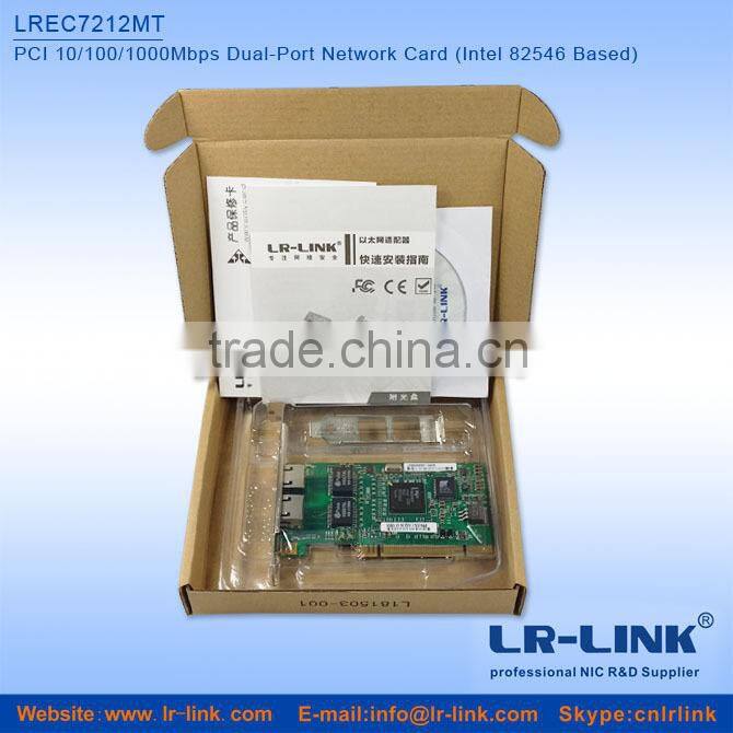 LREC7212MT Intel 82546 Chipset PCI 2 Dual Port Gigabit Ethernet LAN Card