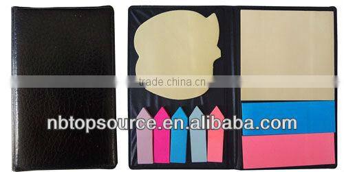 Magnetic Recycled Sticky Memo Pad with Pen