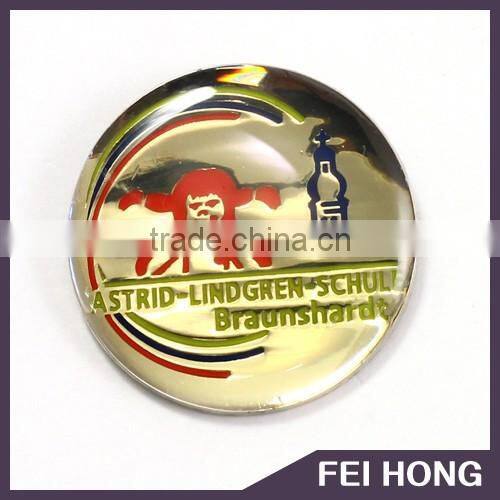Customized logo epoxy/soft enamel badge custom lapel pin