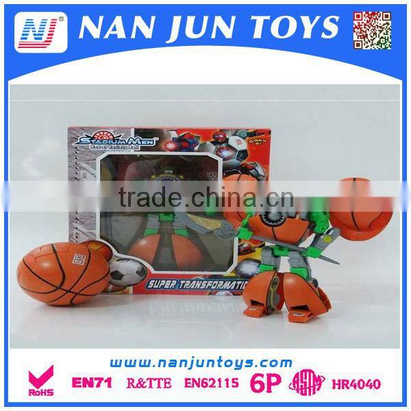 New design transform robot plastic toys for kids