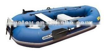 2 color inflatable safety fishing rowing boat