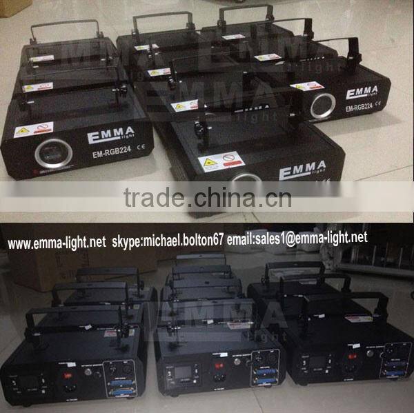 New Mini 600MW RGB Full Color Laser Light , High Power 600MW RGB Animation Laser Projector , Dj Disco Club Stage Christmas Show