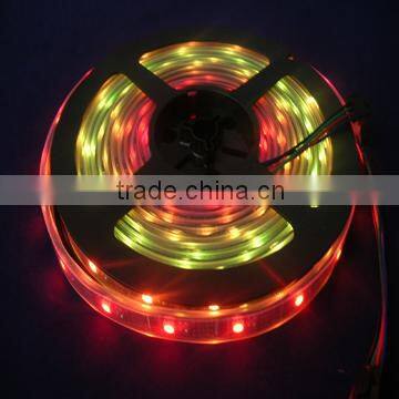 low voltage DC5V waterproof IP67 5050 smd 5m/roll rgb led strip ws2801