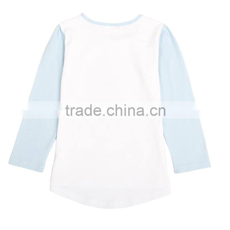 (F6849) 18m-6y nova printed floral t shirts cheaper clothes wholesale