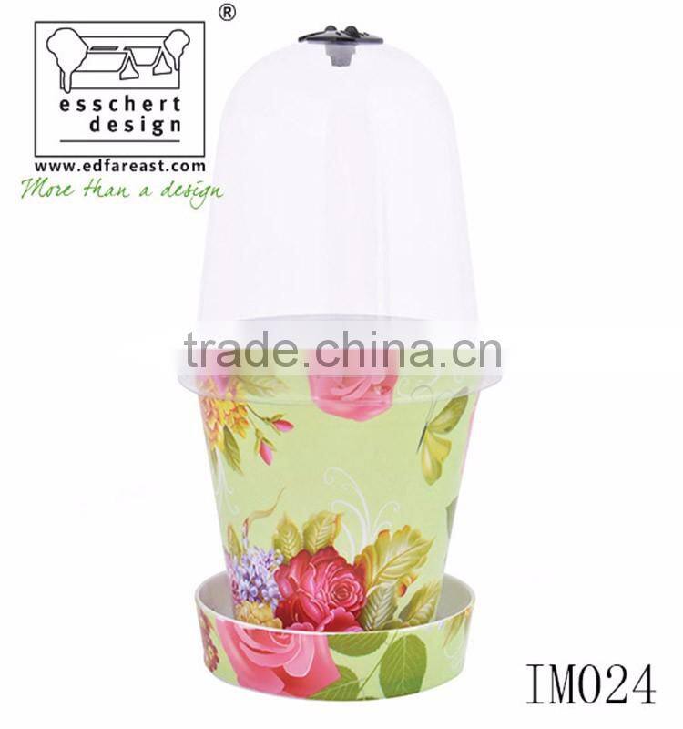 2016 Wholesale Unique Round shape Plastic Flowerpot