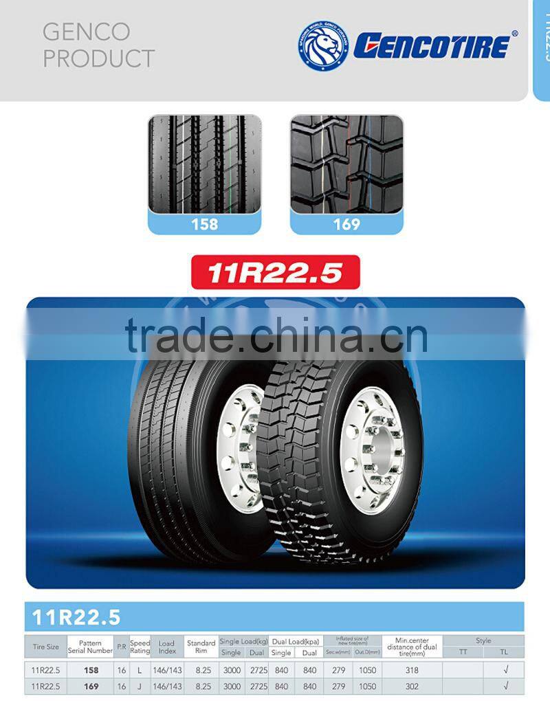 TYRE 11R22.5 TIRE HIGH QUALITY FACTORY SUPPLIER GOOD WEAR RESISTANCE