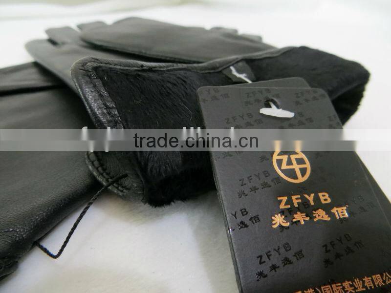 popular new style boys leather gloves for touch