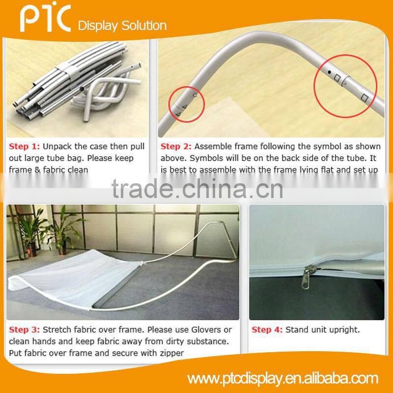 New style light weight portable exhibition system booth